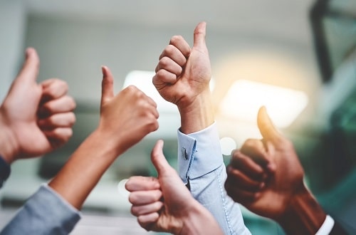 Thumbs Up Race Equality iStock/PeopleImages