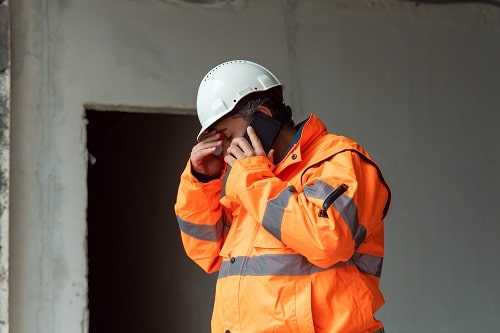 Stressed Hard Hat Worker iStock RainStar