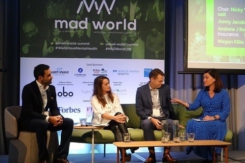 Nicky speaking at Mad World summit early this year